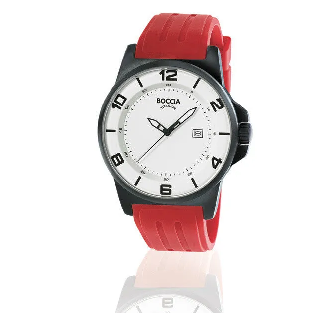 3535-34 Mens Boccia id. Titanium Watch