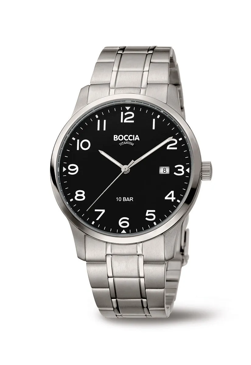 3596-01 Boccia Titanium Mens Watch