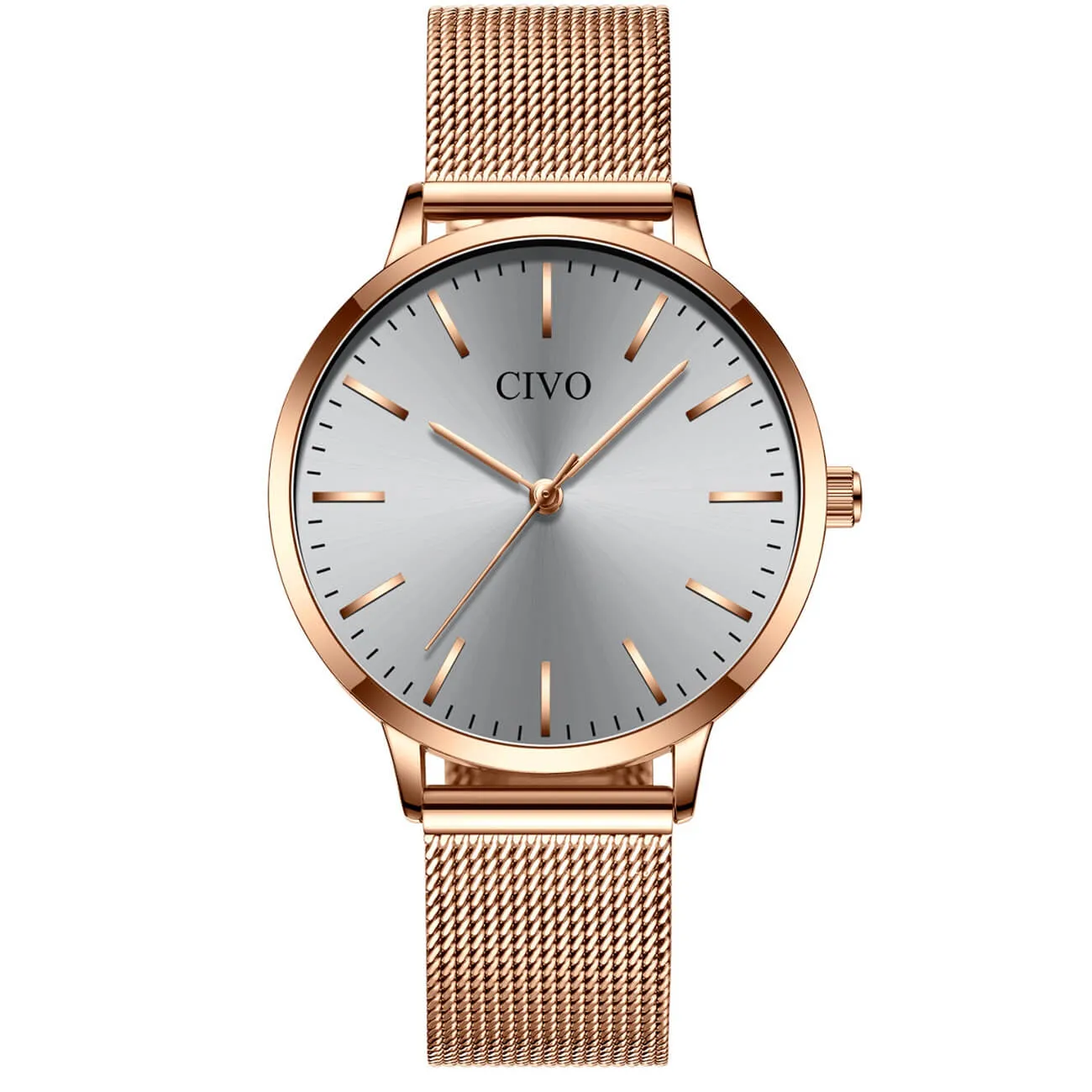 8060C | Quartz Women Watch | Mesh Band