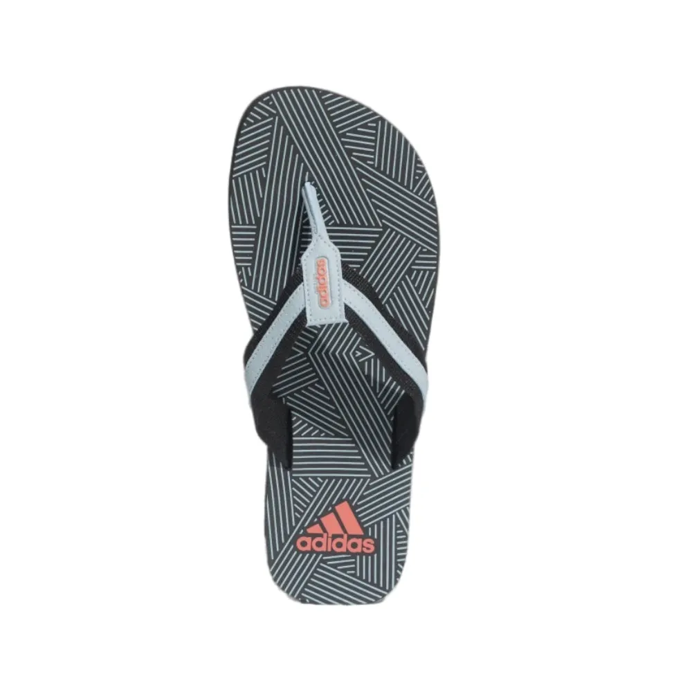 Adidas Men's Hurtle Slipper (Core Black/Magic Grey/Turbo)