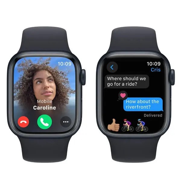 Apple Watch Series 9 Midnight Aluminium Case with Midnight Sport Band 41mm M/L (150mm-200mm)