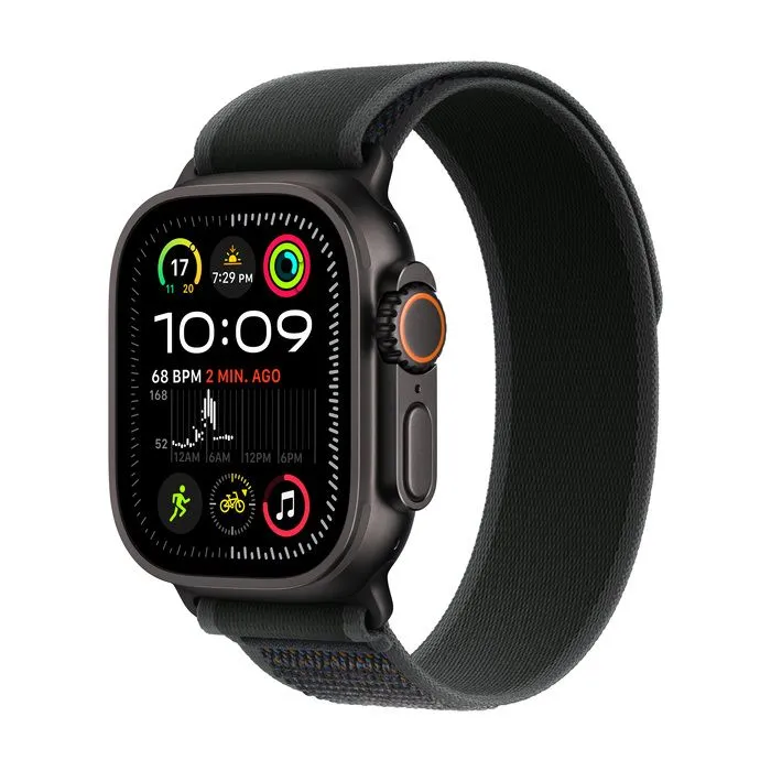 Apple Watch Ultra 2 GPS   Cellular 49mm Black Titanium Case with Black Trail Loop