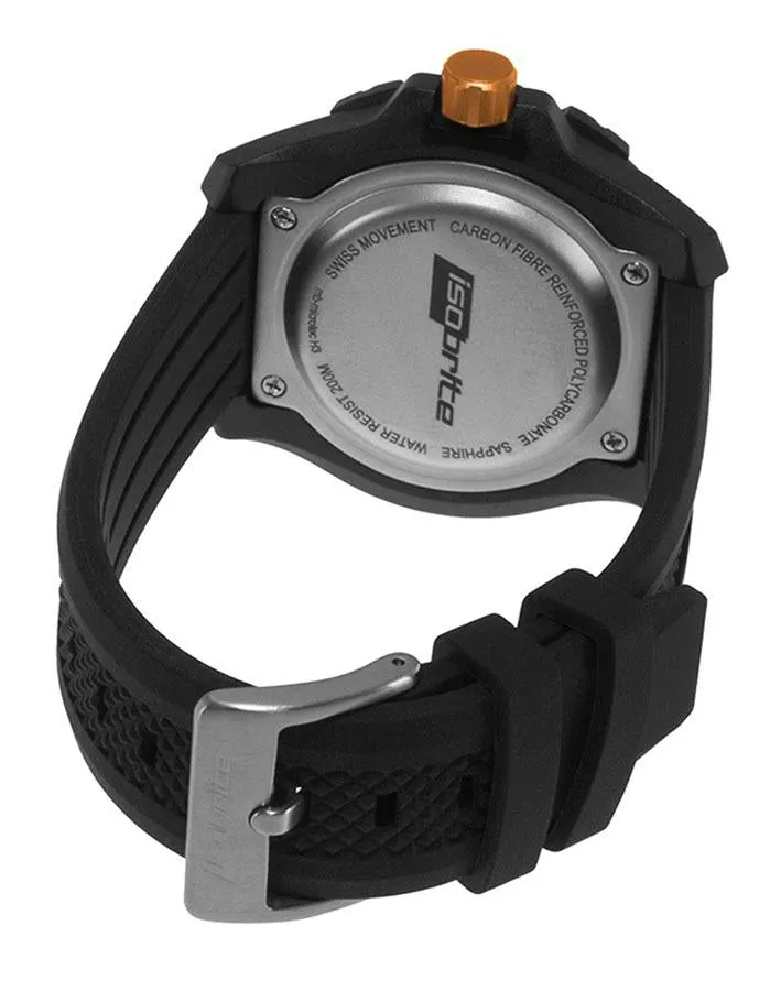 ArmourLite IsoBrite Valor Series - Orange Dial & T100 Tritium - Silicone Strap