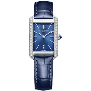 Baume & Mercier Hampton Quartz Ladies Blue Watch 10709