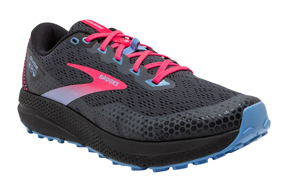 Brooks Divide 3 B Ebony/Black/Pink Womens