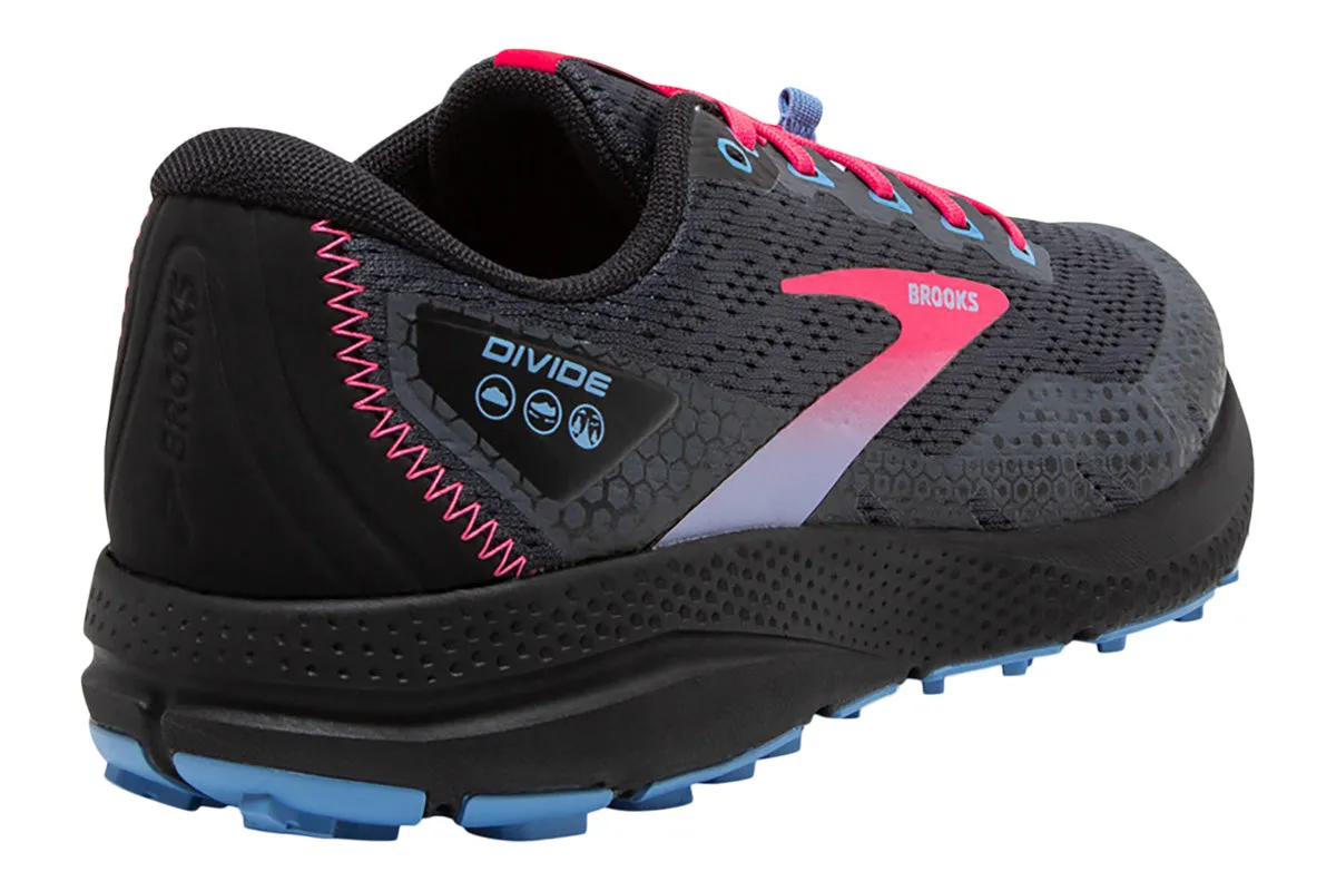 Brooks Divide 3 B Ebony/Black/Pink Womens