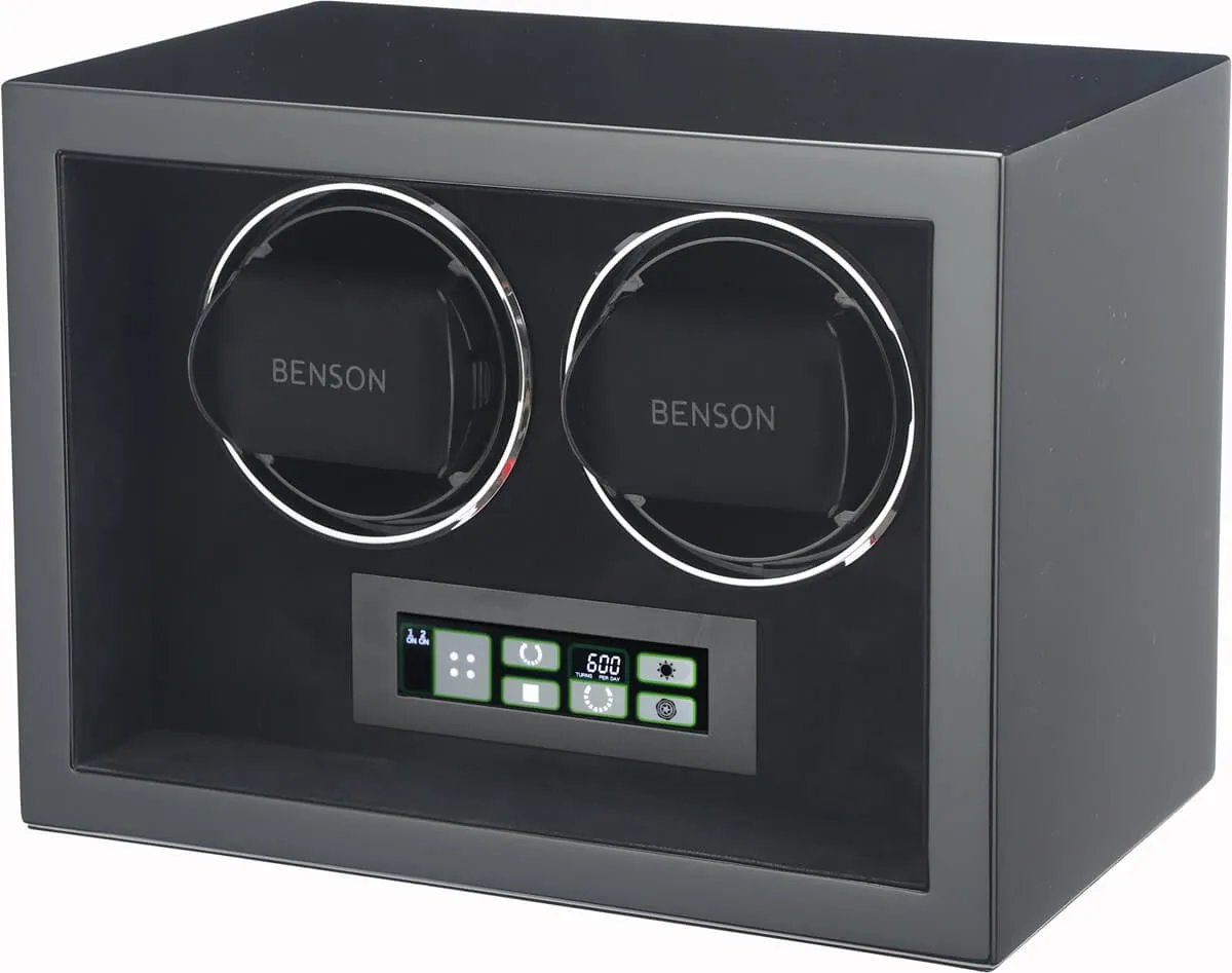 BSN Watch Winder Compact Double 2.BS Black