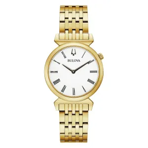 Bulova Classic Gold Steel Women's Watch - 97L161