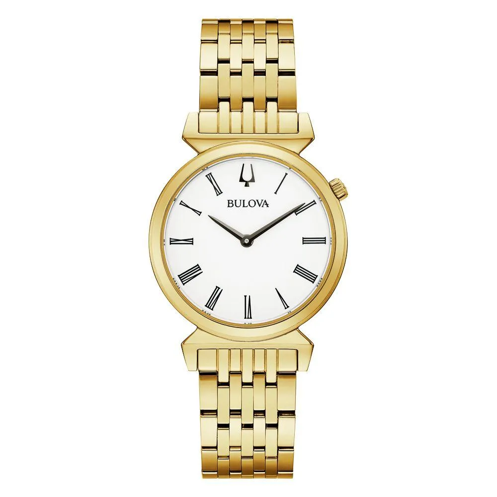 Bulova Classic Gold Steel Women's Watch - 97L161