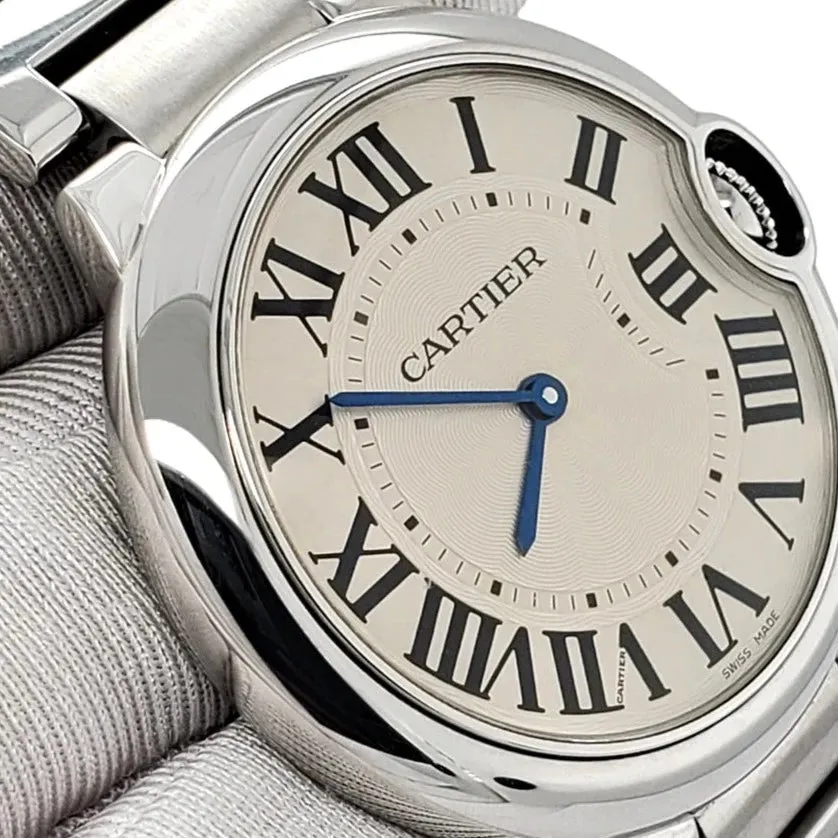 Cartier Cariter Ballon Bleu Ladies Silver Watch W69011Z4