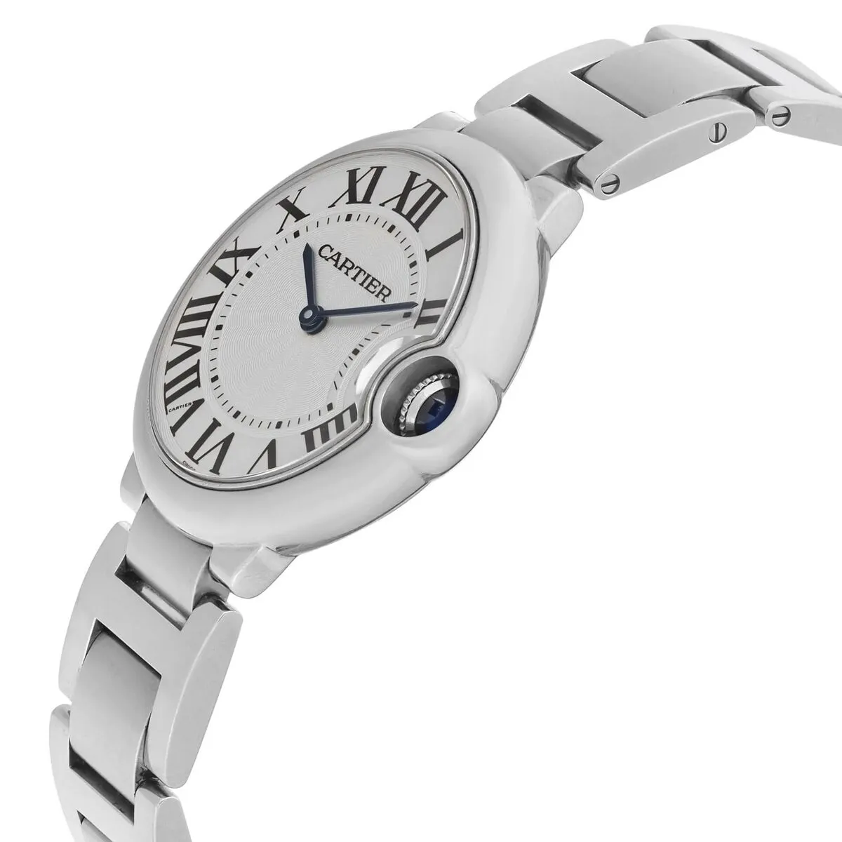 Cartier Cariter Ballon Bleu Ladies Silver Watch W69011Z4