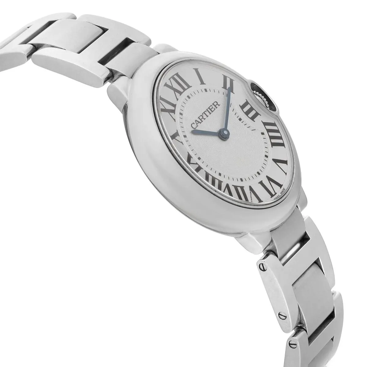 Cartier Cariter Ballon Bleu Ladies Silver Watch W69011Z4