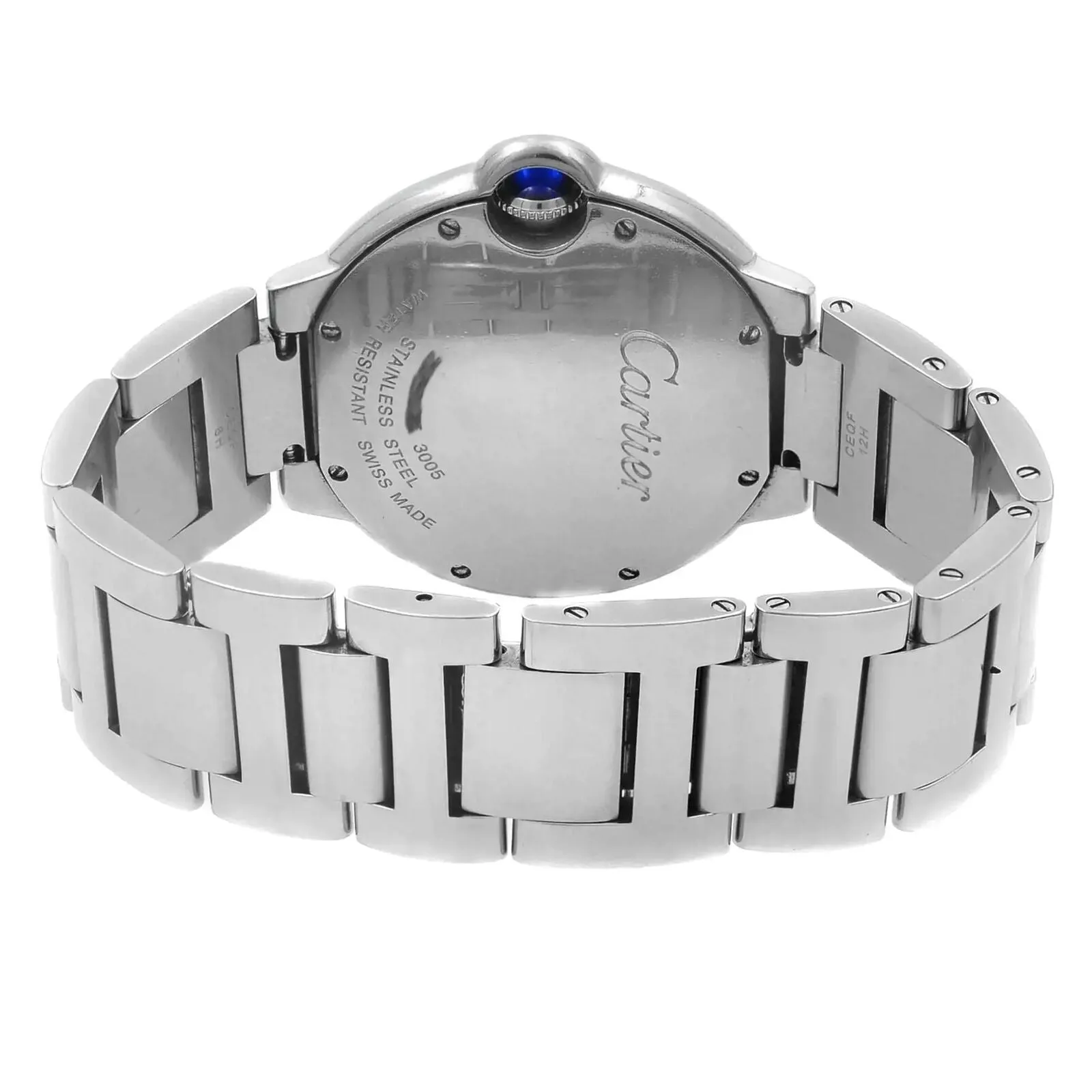 Cartier Cariter Ballon Bleu Ladies Silver Watch W69011Z4