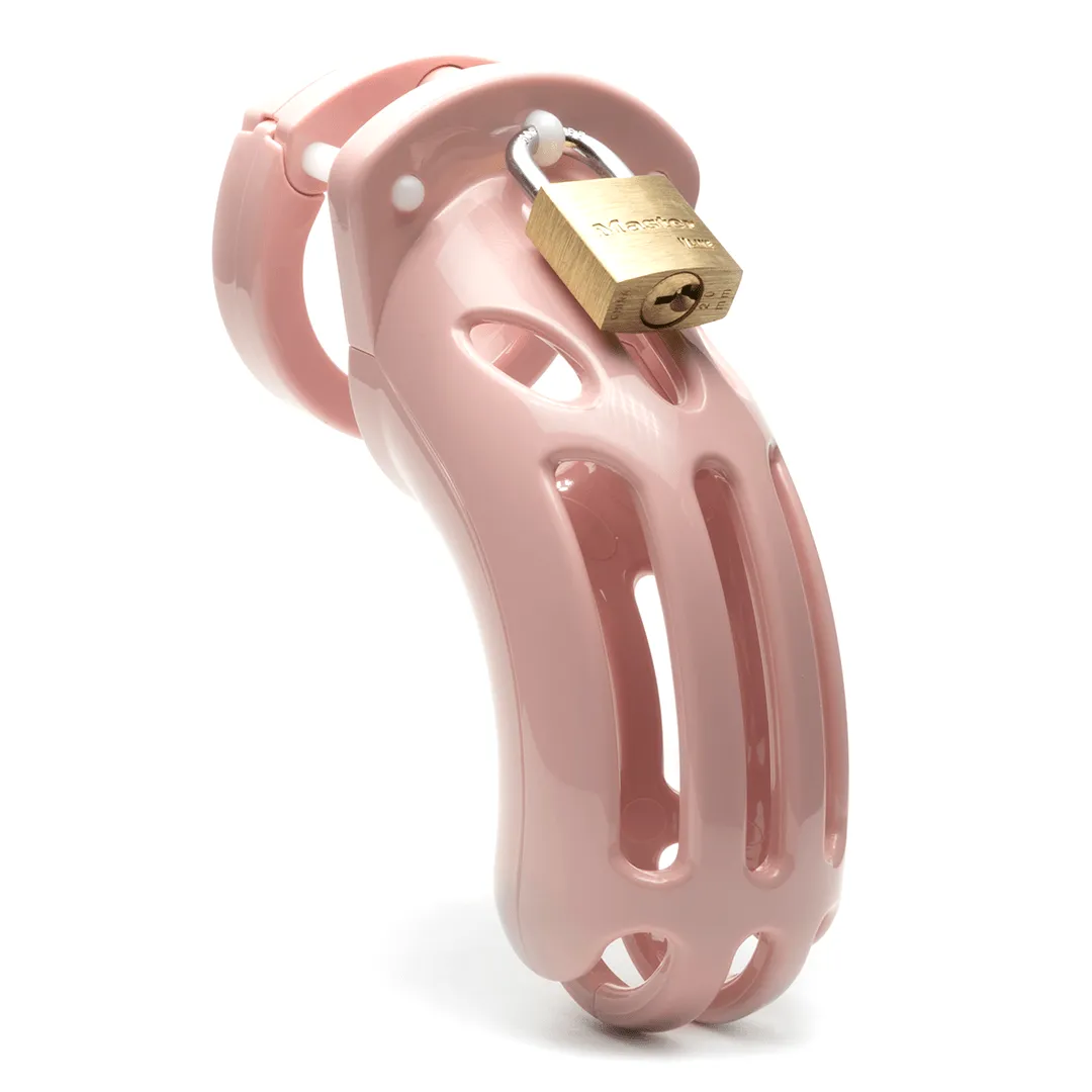 Chastity Kits The Curve Chastity Cock Cage Kit - Pink