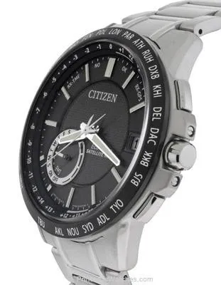 Citizen Mens Eco-Drive Satellite Wave F150 - Stainless Steel Case and Bracelet