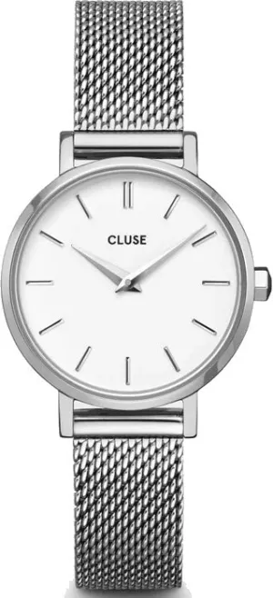 CLU Watch Boho Chic Petite Mesh White