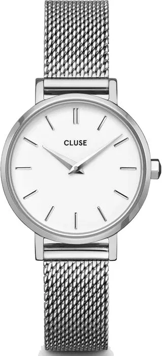 CLU Watch Boho Chic Petite Mesh White