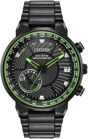 CTZ Watch Satellite Wave GPS Eco Drive Mens