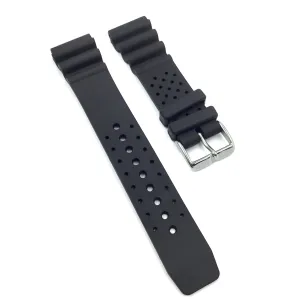 Don Taylor P152 Black Rubber Watch Strap