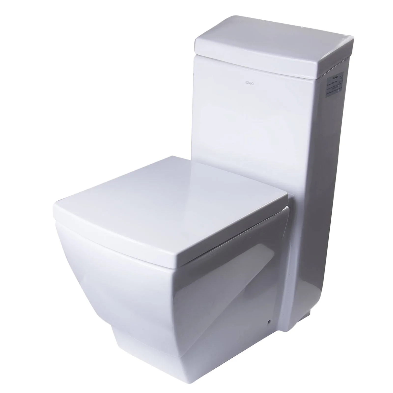 Eago TB336 One Piece High Efficiency Low Flush Eco-Friendly Ceramic Toilet