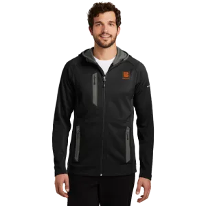 Eddie Bauer Sport Hooded Full- Zip Fleece Jacket