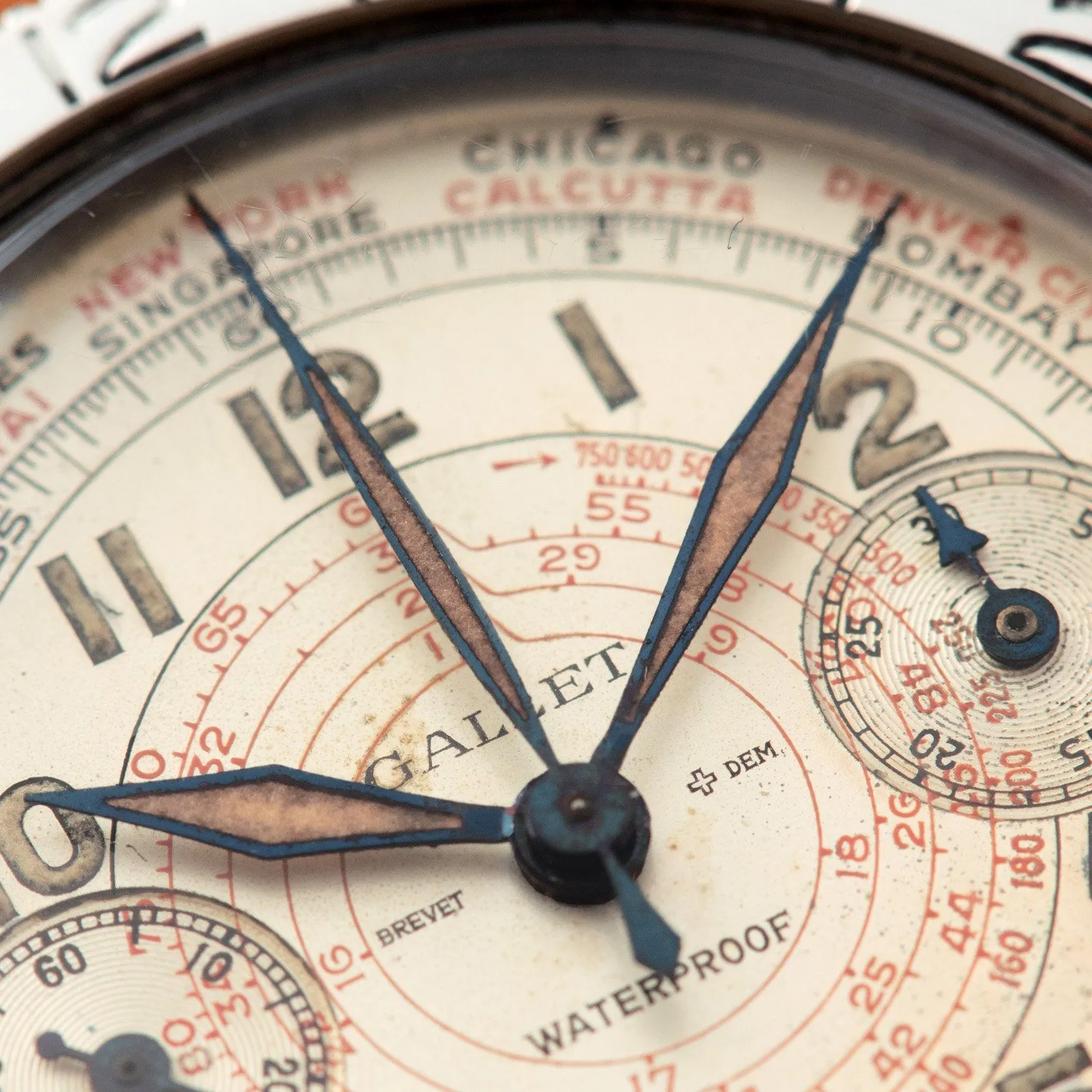 Gallet Chronograph 1940s Mk1 Flying Officer