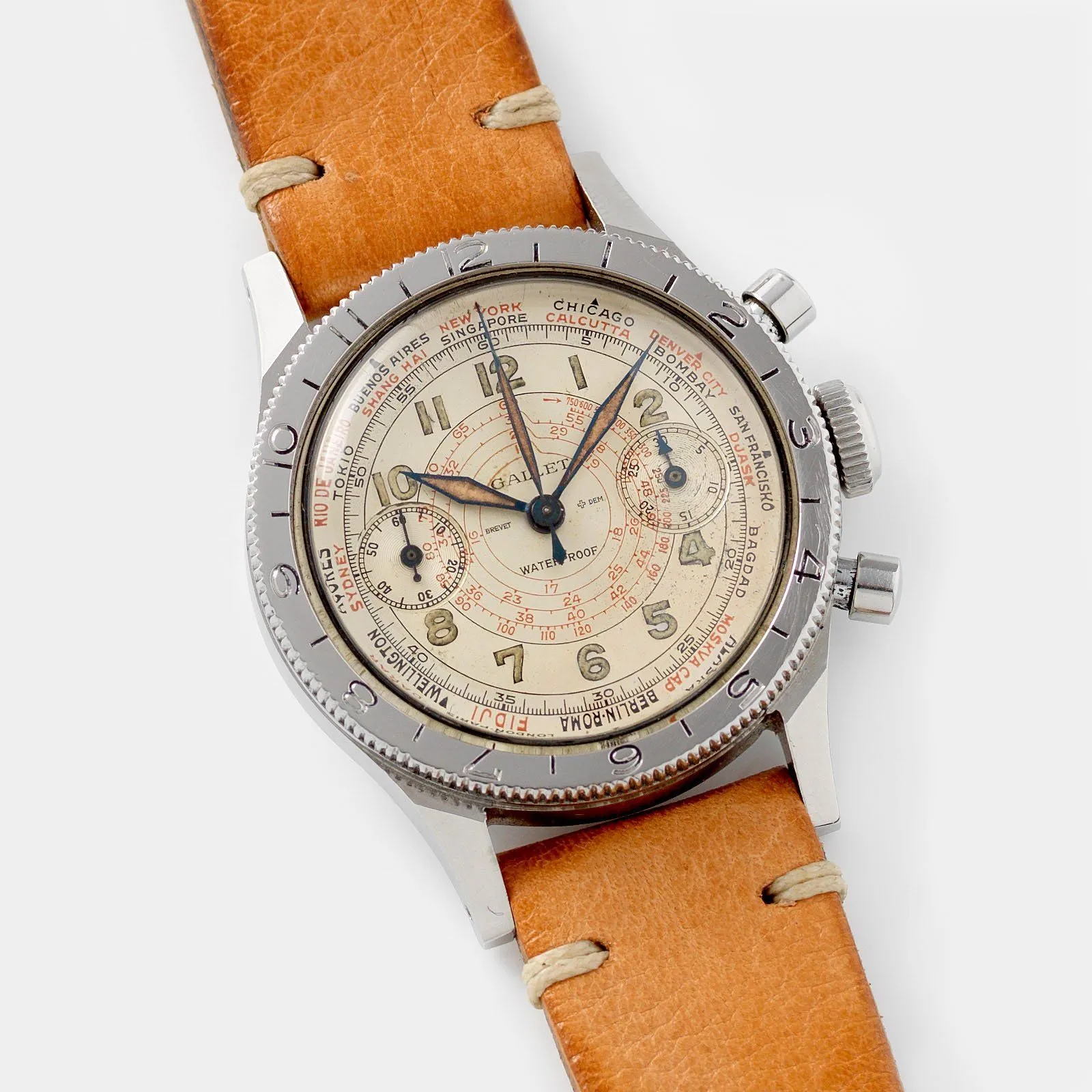 Gallet Chronograph 1940s Mk1 Flying Officer