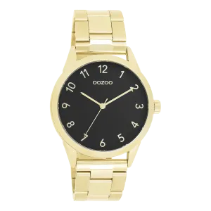 Gold coloured OOZOO watch with gold coloured stainless steel bracelet - C11427