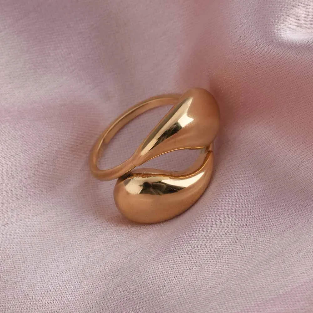 Gold Plated Adjustable Finger ring