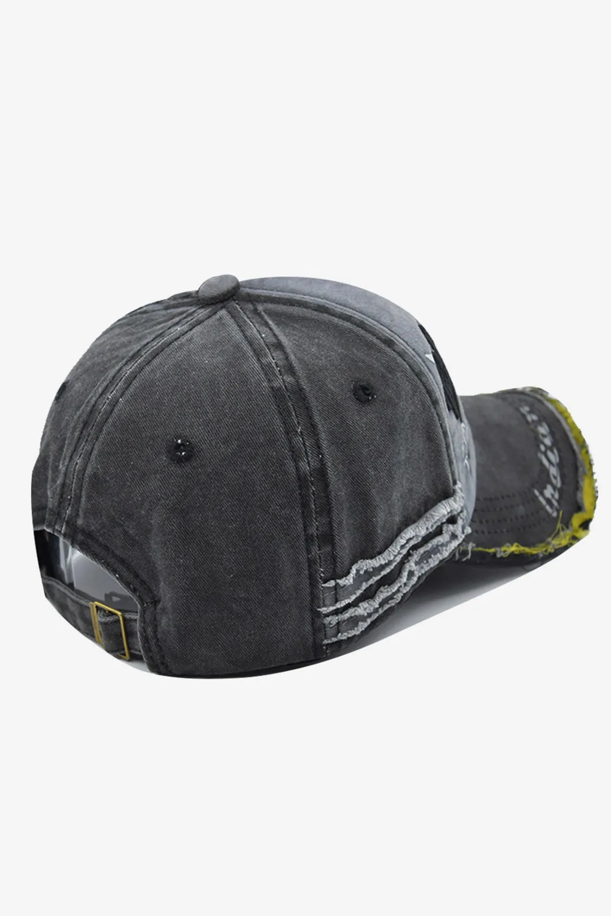 Grey Rugged Baseball Cap - S22 - MCP029R