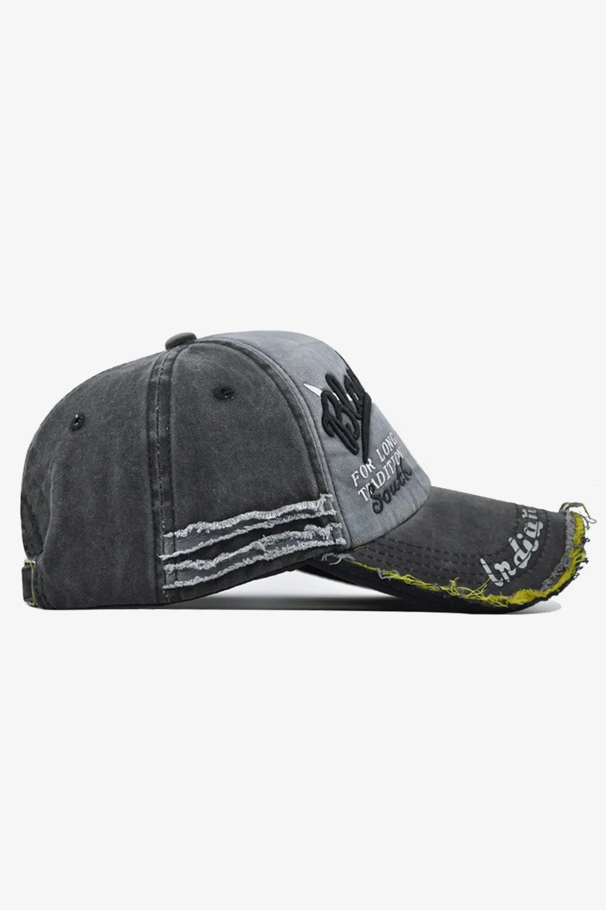 Grey Rugged Baseball Cap - S22 - MCP029R