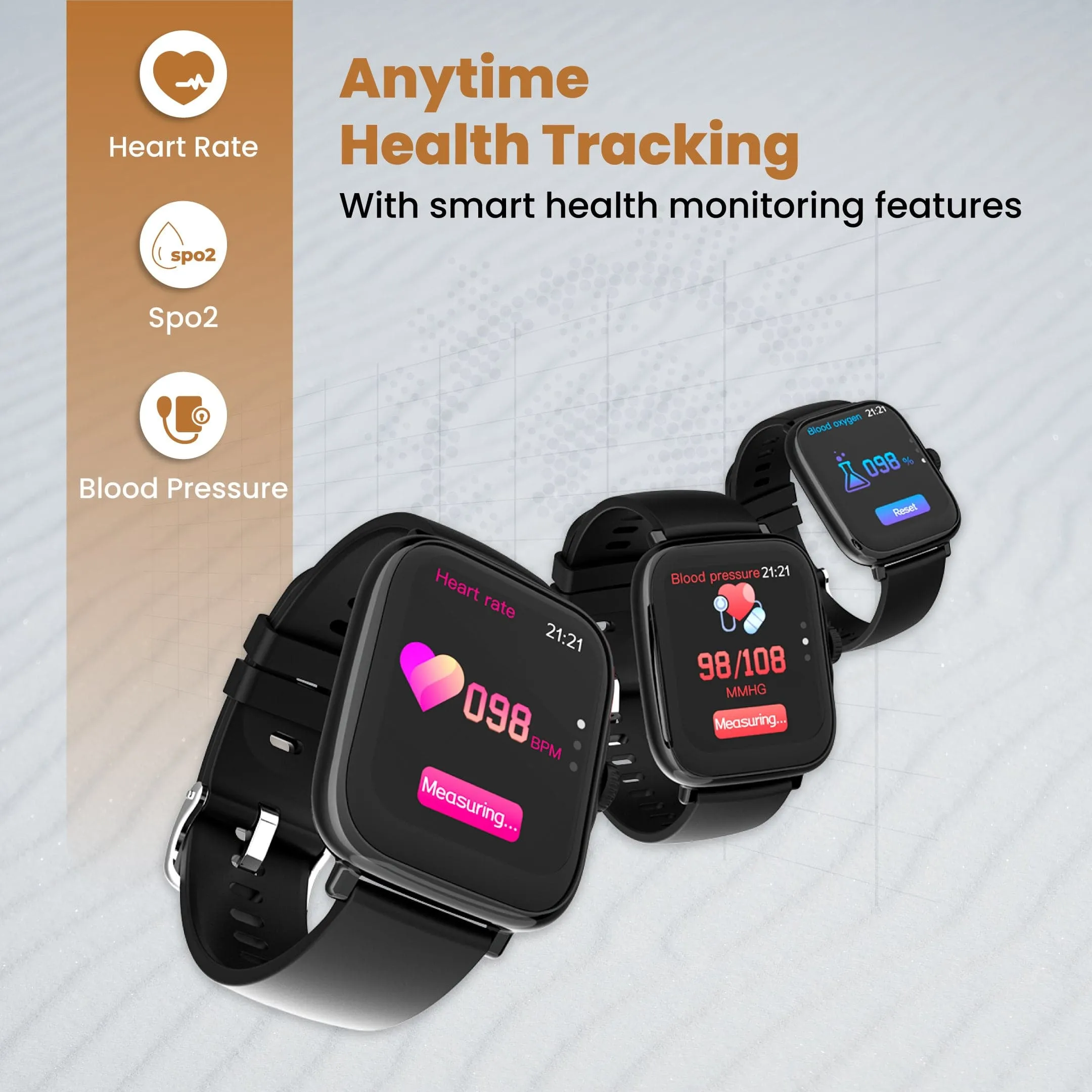 Hammer Ace 4.0 Bluetooth Calling Smartwatch  with 1.85 inch display