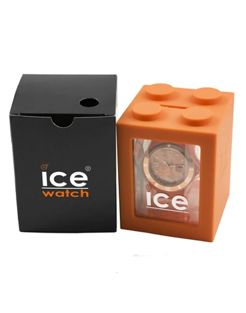 Ice-Watch Ice-Summer Sili Collection Polyamide and Silicone Orange Mens Watch SS.FO.B.S.11