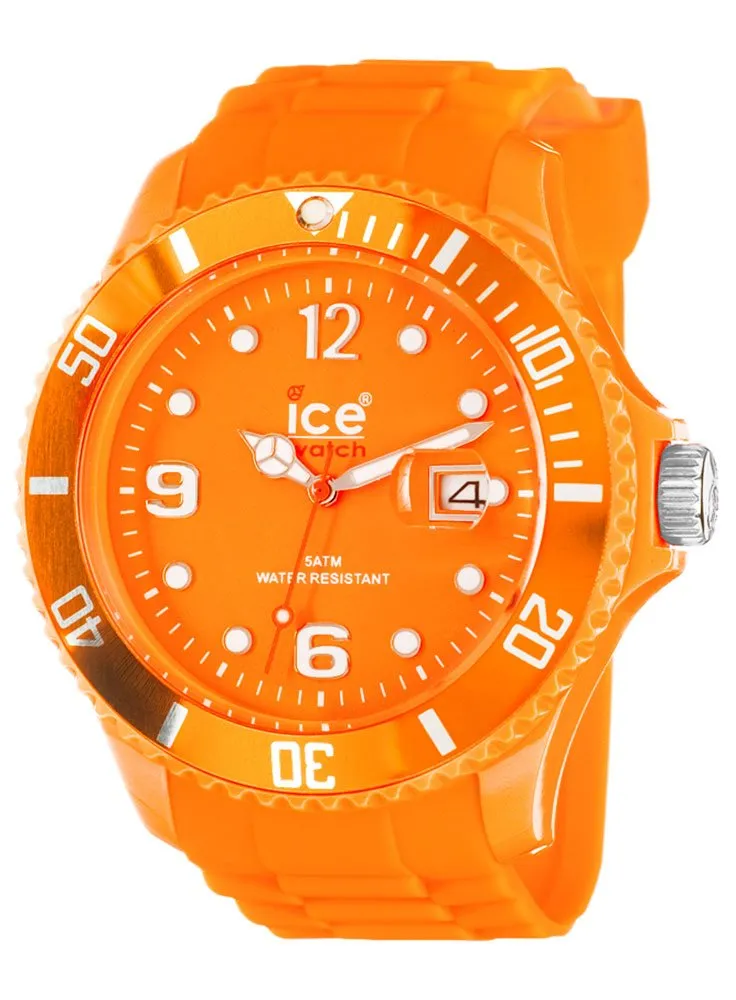 Ice-Watch Ice-Summer Sili Collection Polyamide and Silicone Orange Mens Watch SS.FO.B.S.11