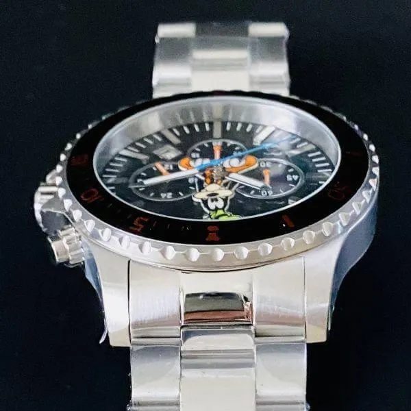 Invicta Watch Disney Wristwatch Goofy 48mm Divers Waterproof Date Men Women