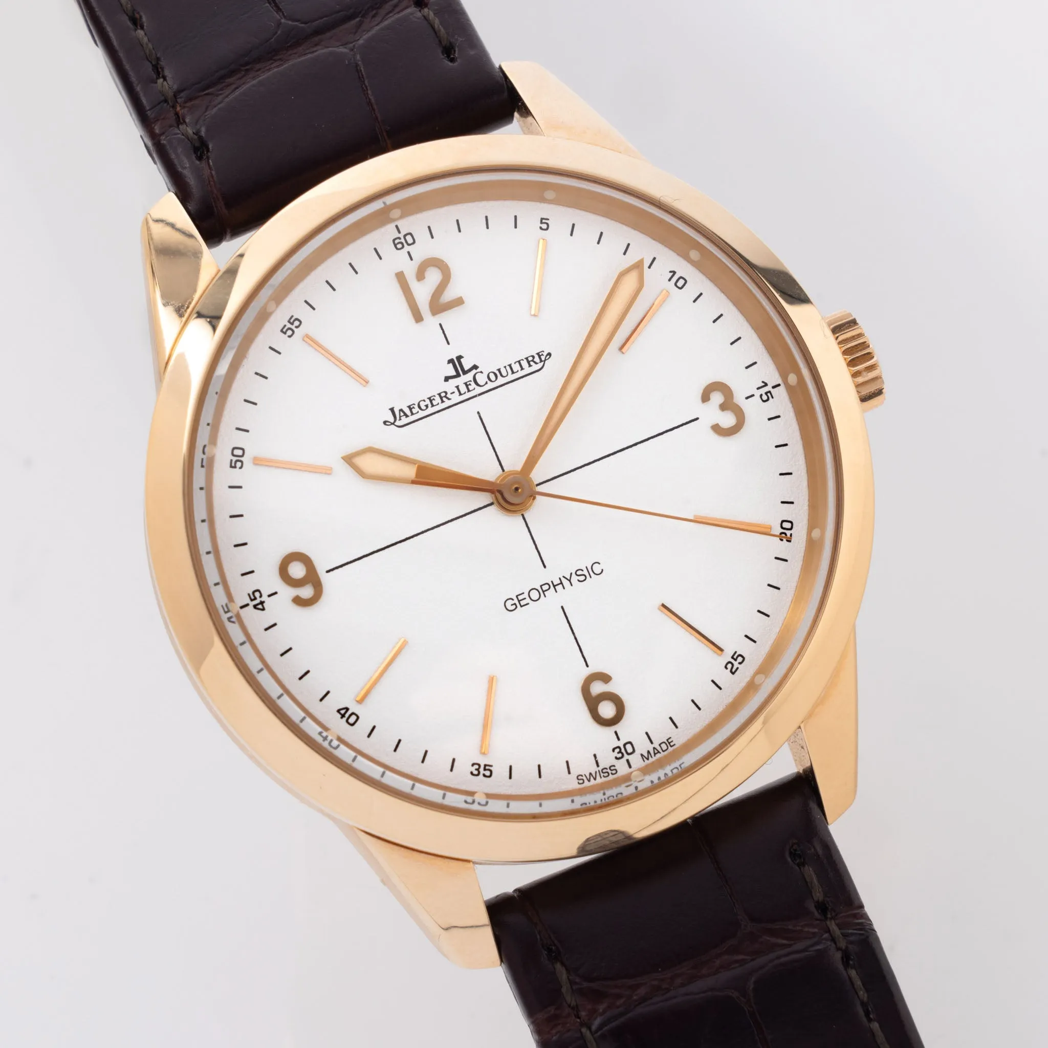 Jaeger-LeCoultre Geophysic 1958 Rose Gold with Box and Papers Ref JL Q8002520