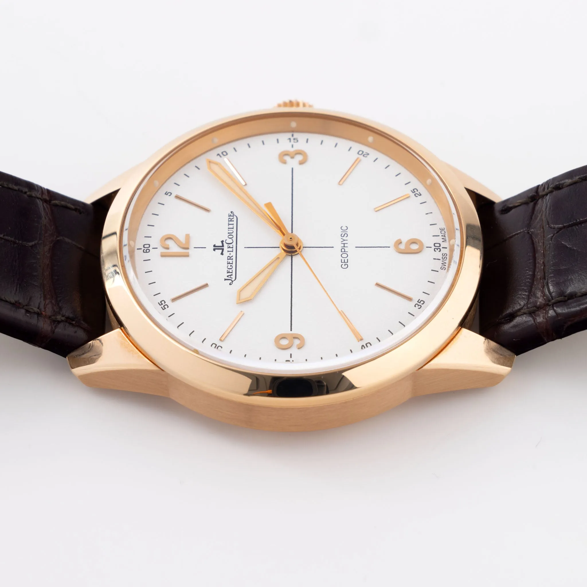 Jaeger-LeCoultre Geophysic 1958 Rose Gold with Box and Papers Ref JL Q8002520