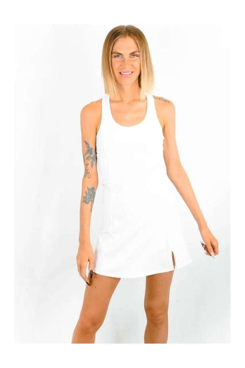 Keyhole Back Active Dress