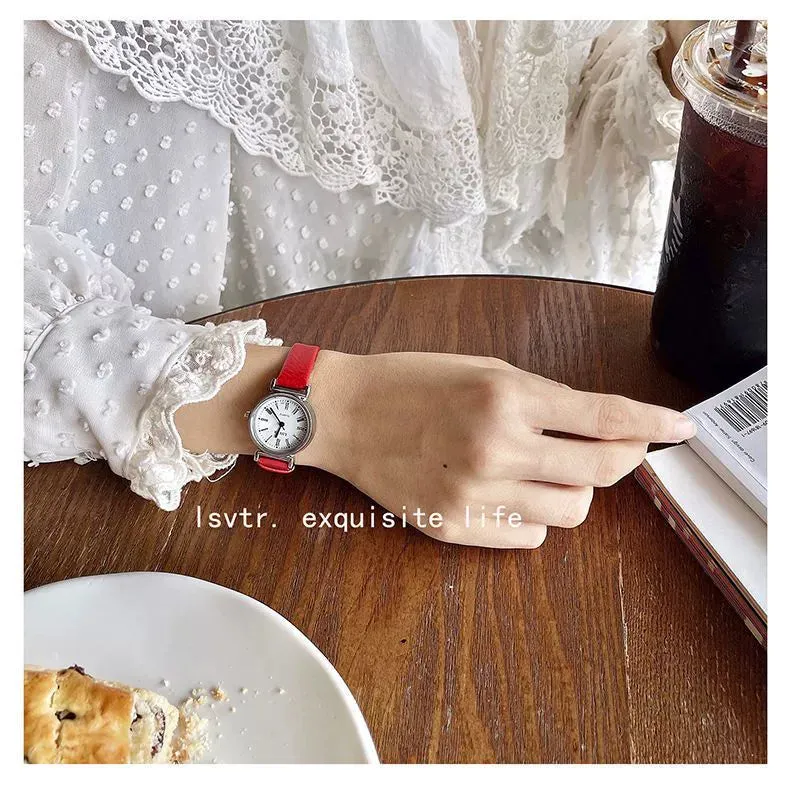 Ladies Watch Bean Bag Magnet Strap K-style Trendy Rhinestone Elegant Influencer Picks Student Female Watch