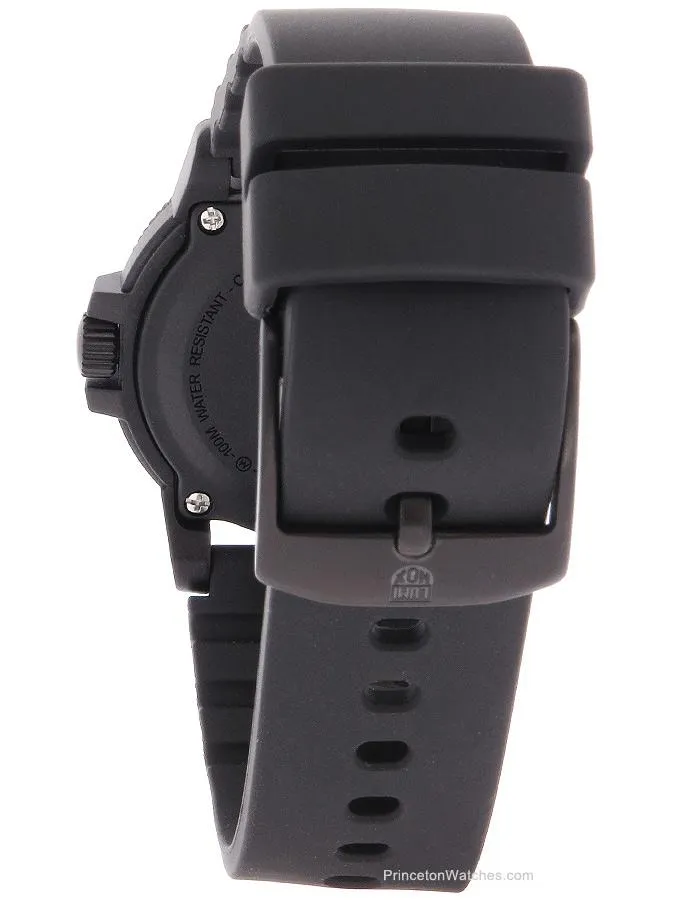 Luminox Mens Large Leatherback Sea Turtle Watch - All-Black - Strap - 100m