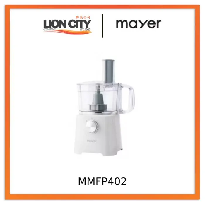 Mayer MMFP402 Multi-Functional Food Processor-Pink/White