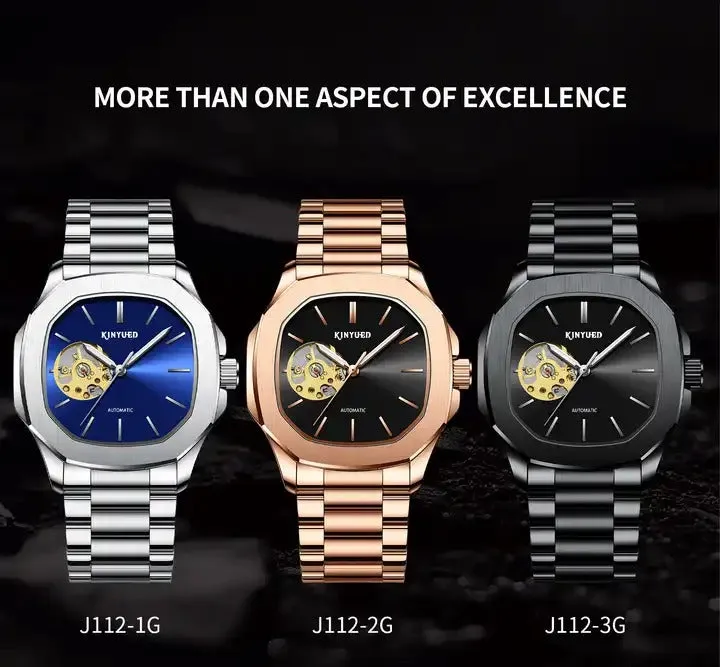 Men's Watches Automatic Mechanical Top Brand Luxury Waterproof Stainless Steel Watch | J112