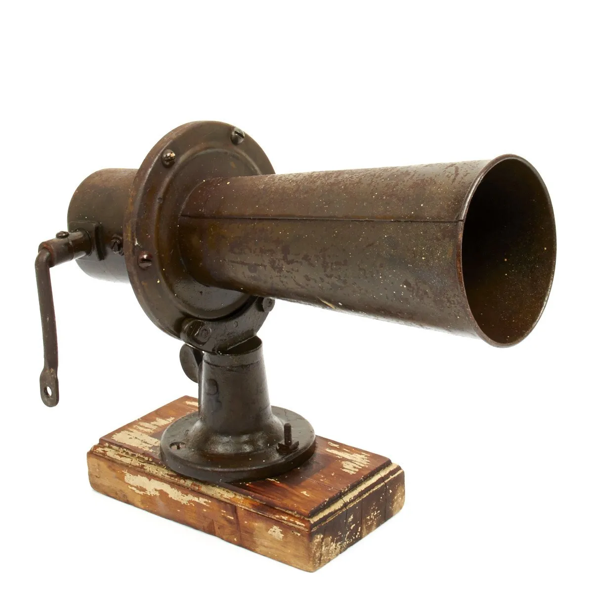 Original U.S. WWI Sparton Army Chemical Warfare Service Siren - Fully Functional