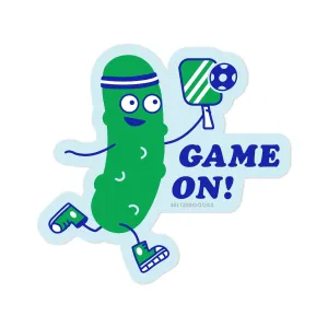 Pickleball Pickle Sticker by Seltzer Goods