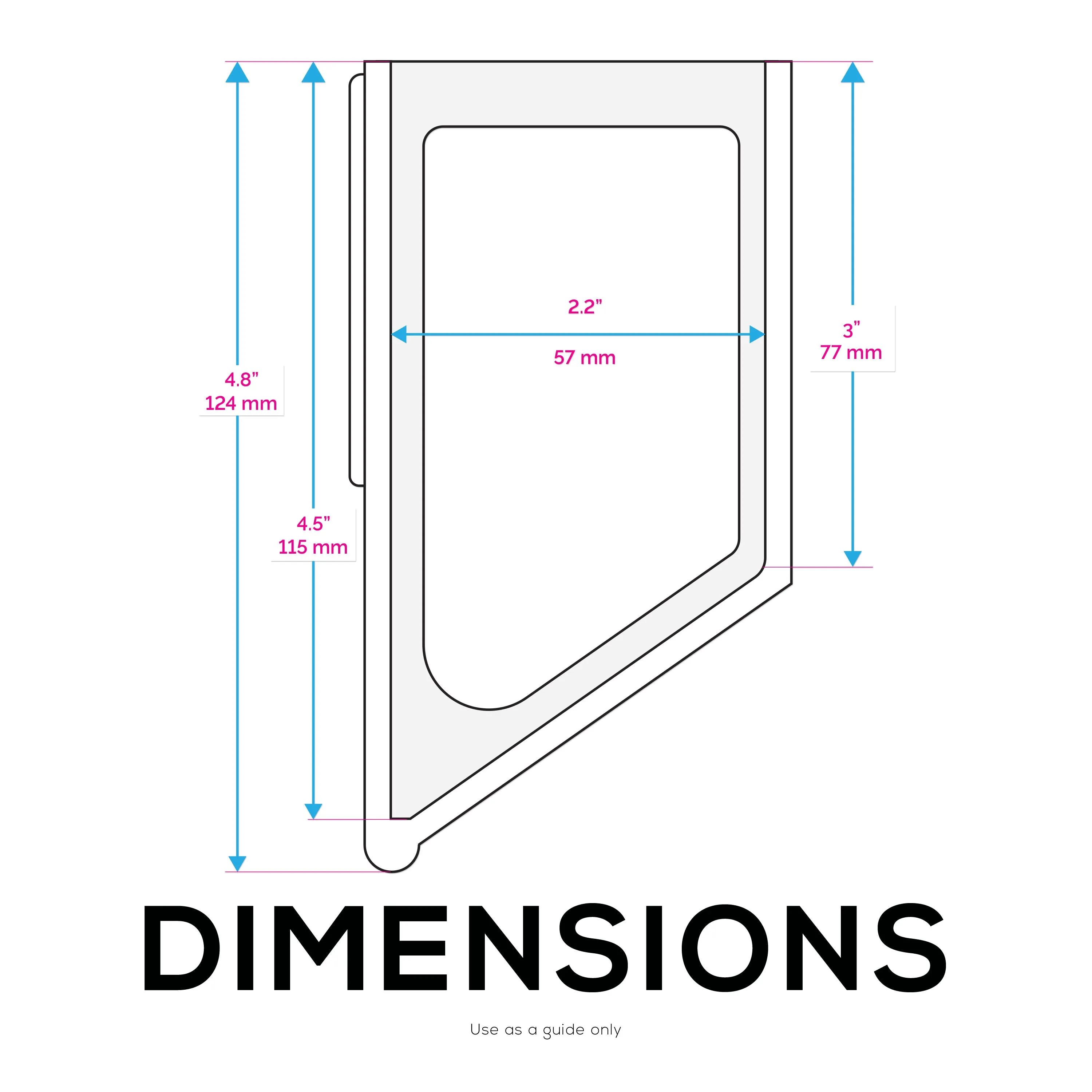 Screwless Wall mount for Routers, Cable Box, Smart Devices and more - Devices upto 2.25"/ 57mm Thick