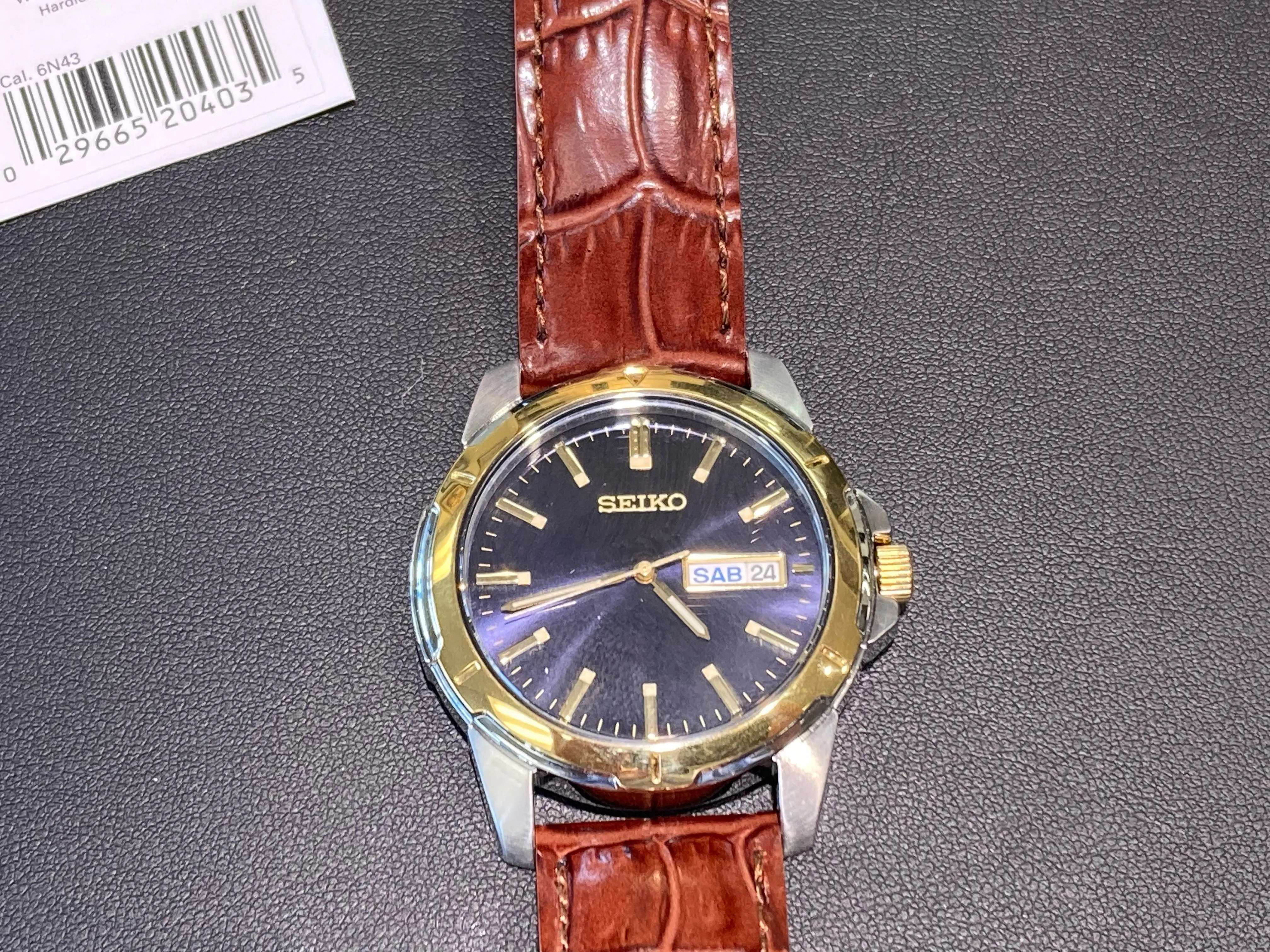 Seiko Watch With Day And Date