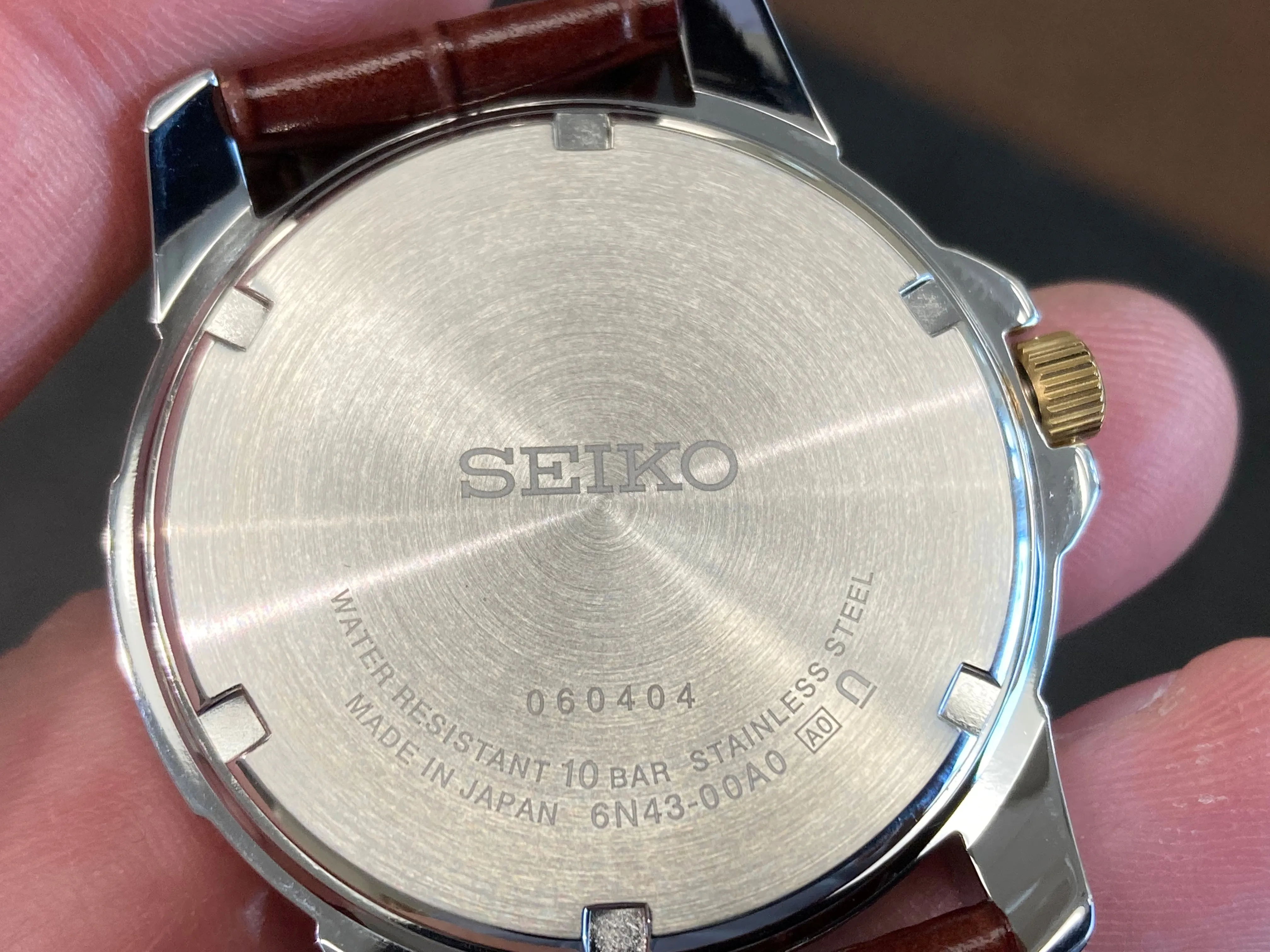 Seiko Watch With Day And Date