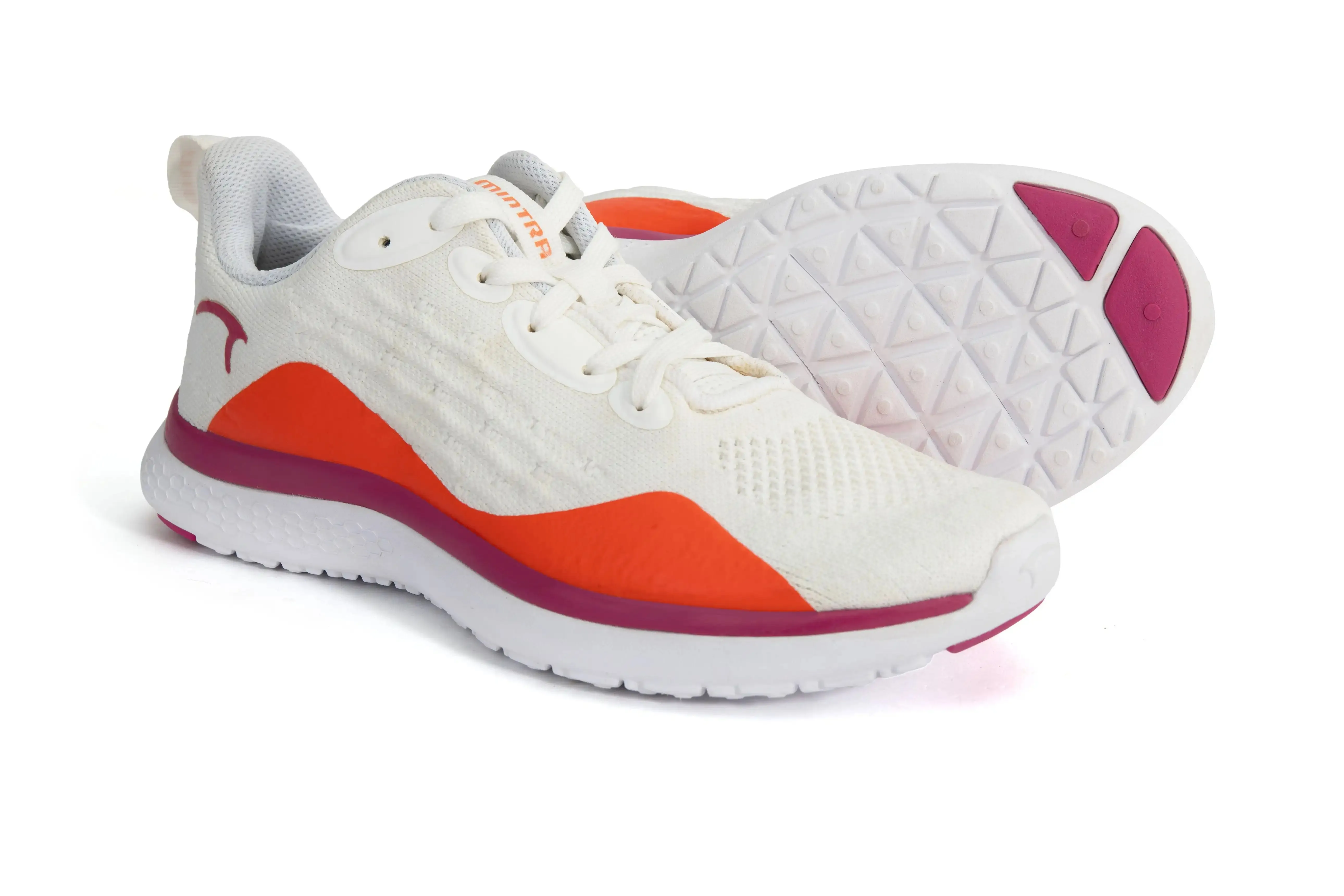 Stride White x Orange x Fuchsia Women