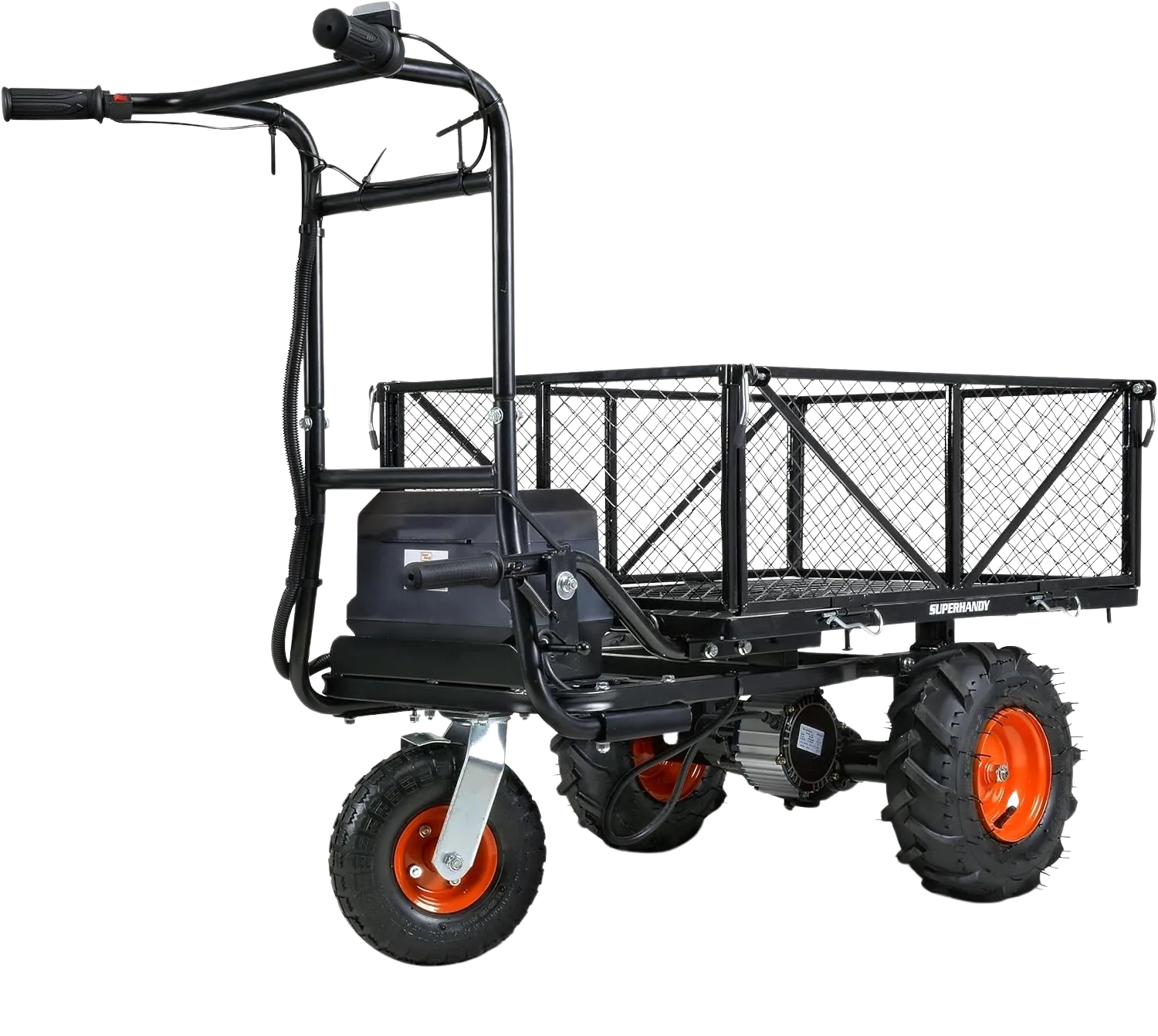 Super Handy GCAO010 Electric Utility Wagon 500 lbs Max Working Capacity 48V 2Ah New Canada Only