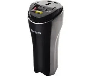 Targus APV018AP Car Charger with 200W power inverter - 3-Pin Power Socket   2.1 USB Fast Charging